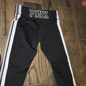 Pink workout leggings